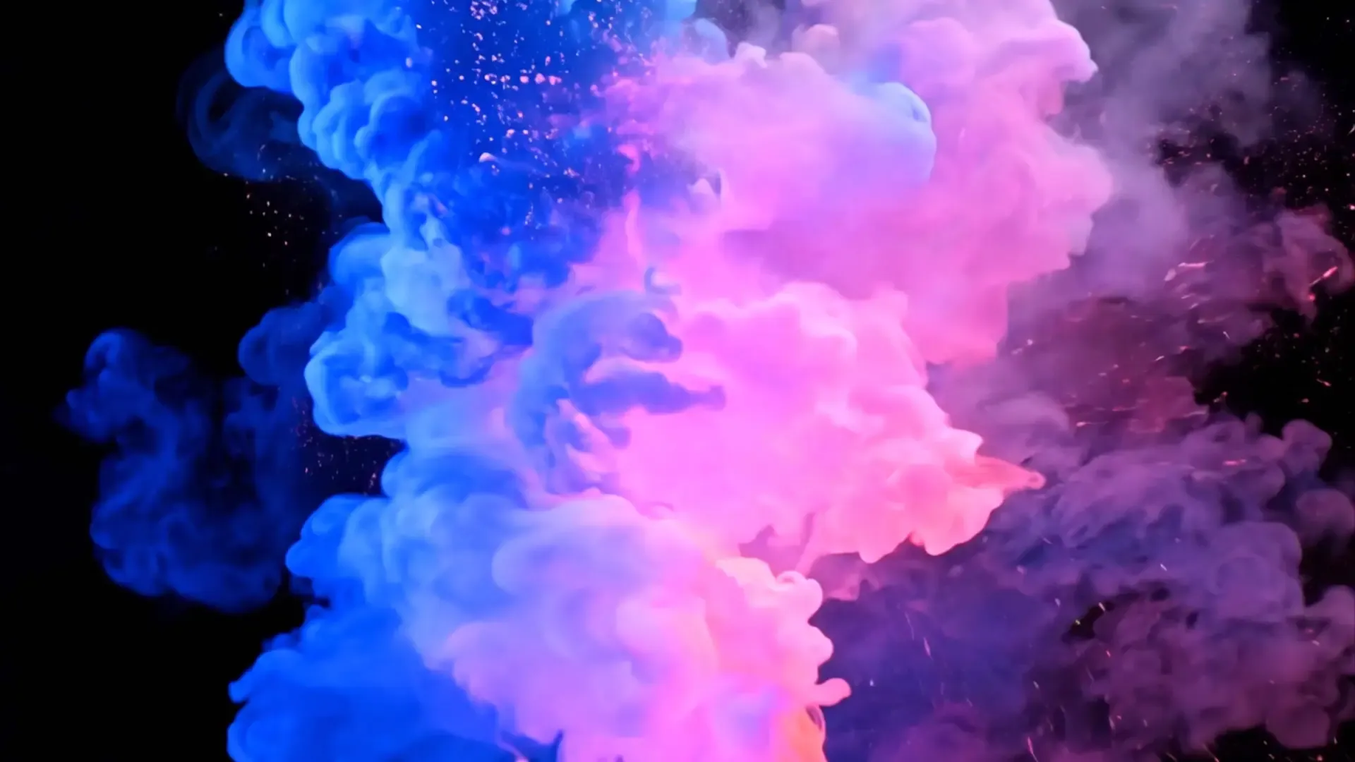 Vibrant Smoke Cloud Overlay for Dynamic Motion Graphics